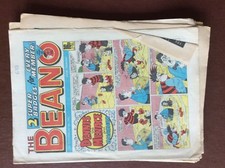 box e rare beano comic  no