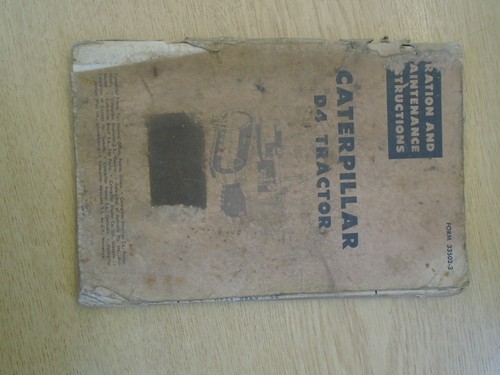 Caterpillar tractor - d4,