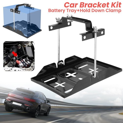 Universal battery tray - battery, hold