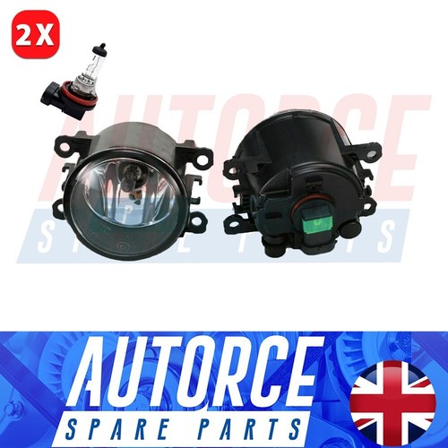 Front bumper fog light lamp - 2x,