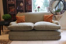 quality sprung base compact small hand made bespoke traditional sofa