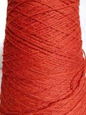 Orange 4 Ply Shetland Wool For