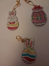 Sparkly Easter Keyrings