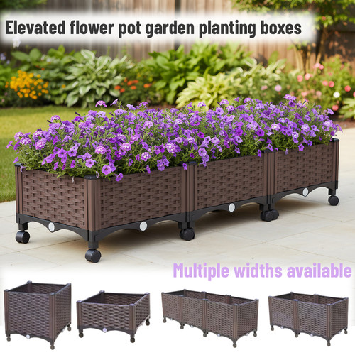 Garden plastic raised - plastic,
