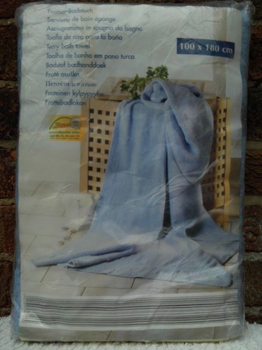 Light blue cotton - , terry