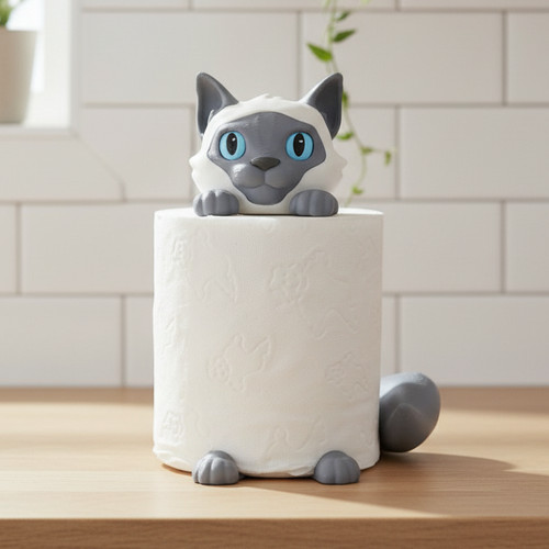 Cute cat toilet - cute, holder