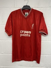 Liverpool FC Red 1986/1987 Short Sleeved Home Football Shirt Size L PWM