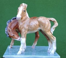 Royal Worcester Foals By Doris Lindner A Shop Sample  Excellent Condition