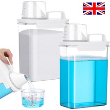 Airtight Washing Powder Container Laundry Detergent Liquid Storage Box Dispenser