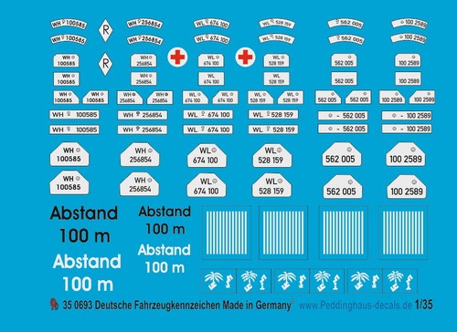 Peddinghaus decals 0693 - 1/35,