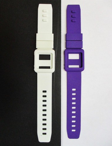 Purple white silicone - purple, &