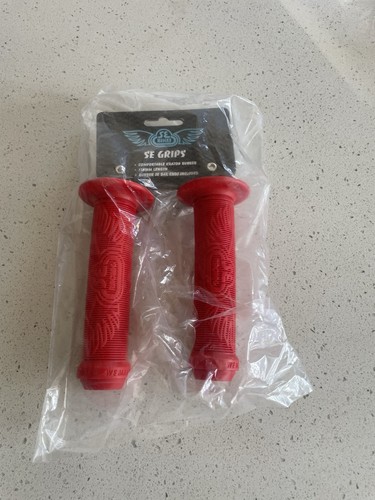 Racing red grips old school - se,