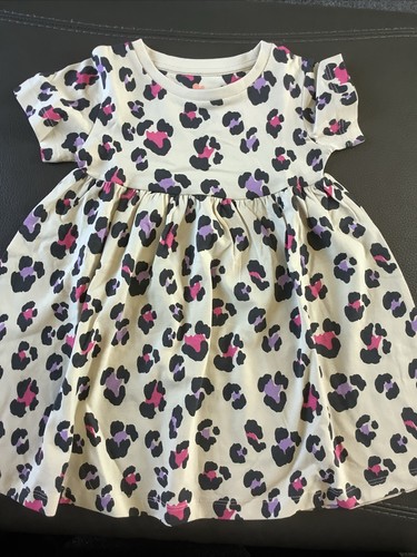Girls leopard dress new - girls,