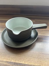 Denby - Chevron - Sauce Boat - Green Vintage