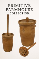 Antique StonewareButterChurn