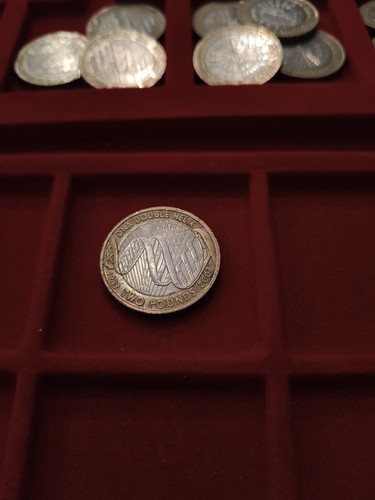 2003 two pound coin dna - 2003, double