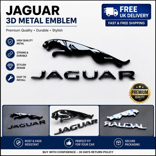 Glossy black badge - glossy, rear
