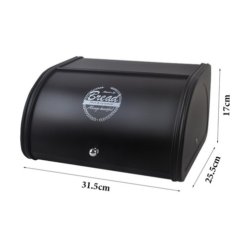 Roll top metal bread - roll, storage
