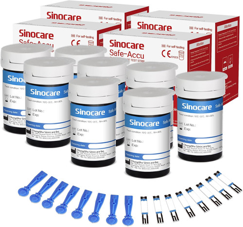 Sinocare blood sugar test - blood,