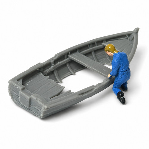 Vintage sunk boat dinghy z - sunk, /