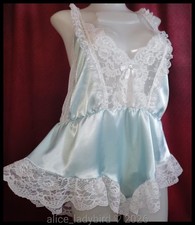 Vintage SHINY Babydoll ROMPER