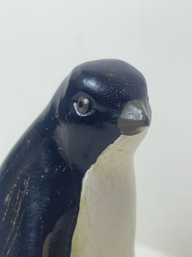 Vintage hand painted penguin - vintage, hand-painted
