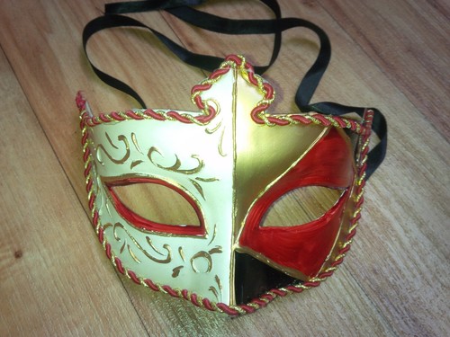 Red white gold harlequin - 1, &