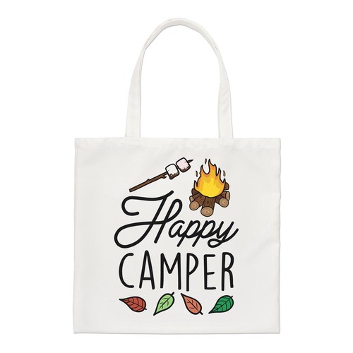 Happy camper regular tote bag - happy,