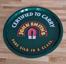 1xJohn Smiths Bitter Original Beer Tray, Advertising, Man Cave, Bar, Pub