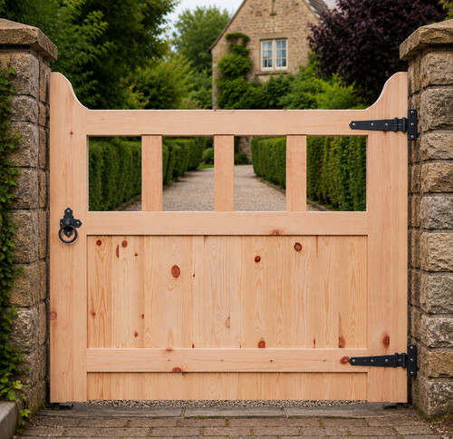 Redwood 600 garden gate 42mm - redwood,