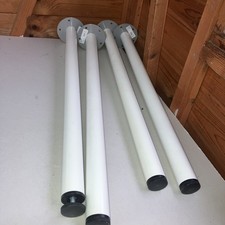 4 x IKEA 27 “ Adjustable Legs Metal Legs