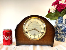 Fully Restored Shiny Bentima (1940s) Westminster Chiming Mantle Clock, Perivale