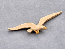 Vintage Seagull bird brooch