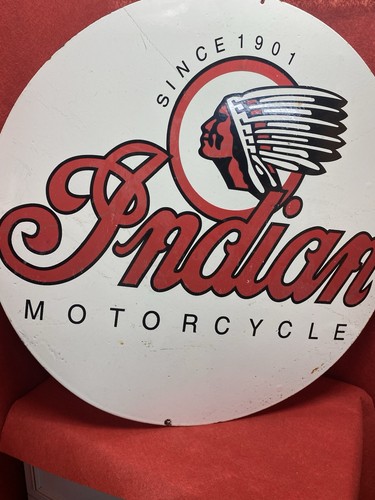Large vintage enamel sign - vintage,