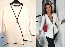 Zara Oyster White Contrast