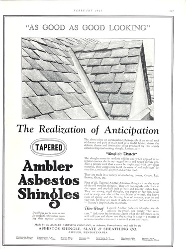 Ambler asbestos shingles - asbestos,