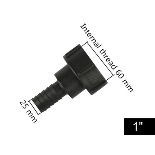 Ibc tank adaptor 60mm corse - ibc,