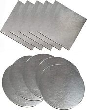 Cake Board Cards 1.2MM PACK OF 5 Base Very Strong ALL SIZES Card Round or Square