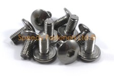 10x Stainless Allen Truss Head