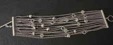 emporio armani silver ladies chain bracelet