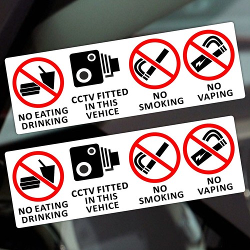 Stickers taxi no smoking - no,