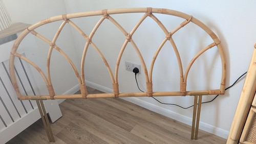 Vintage 1970s bamboo cane - bamboo,