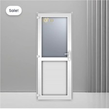 UPVC Single Door  Half Glazed