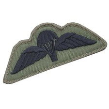 BRITISH AIRBORNE FORCES PARACHUTE WINGS PARA WINGS OLIVE BLACK SUBDUED