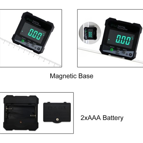 Digital protractor waterproof - protractor,