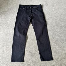 Paul & Shark Navy Blue Cotton Rich Trousers Jeans Size 34 Inner Leg 31"