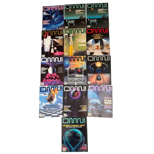 Vintage omni magazine lot - omni, of