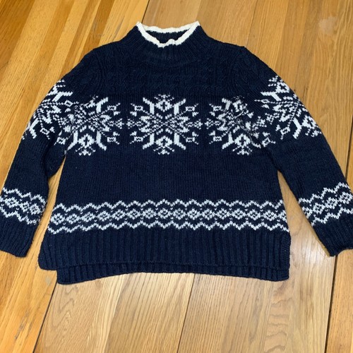 Talbots petite navy blue white - petite,