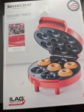 SilverCrest Doughnut Maker | Makes 7 Mini Donuts | Box Opened, Unused | 1000W