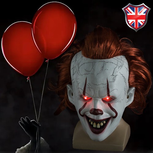 Pennywise scary clown latex - pennywise,